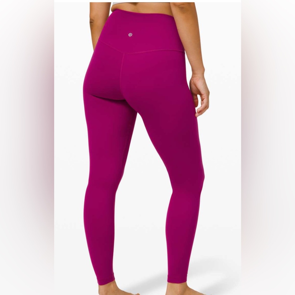 Lululemon Athletica Women's Magenta Leggings